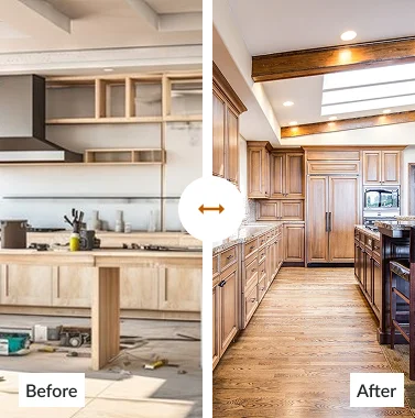 Before and After Kitchen Renovation