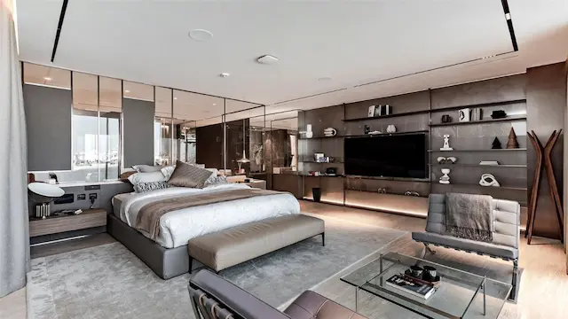 Modern bedroom renovation Dubai