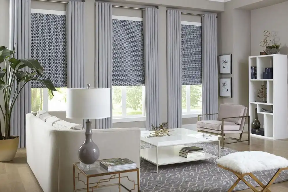 Layered Window Treatments